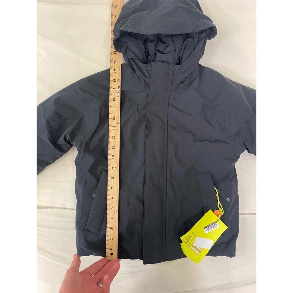 All in Motion Women's Hooded Waterproof Insulated Jacket Black Size Small